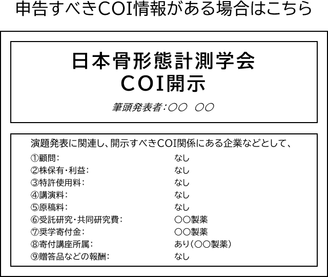 申告すべきCOI情報がある場合はこちら